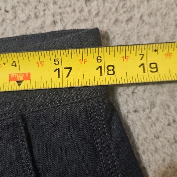 Rodd & Gunn Shorts Mens Size 35 Navy Blue Woven Chino Flat Front Casual Summer - Picture 8 of 8